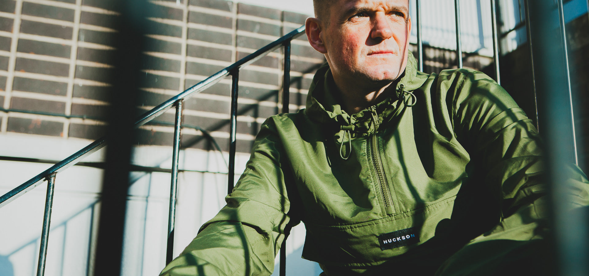 Man wears jacket