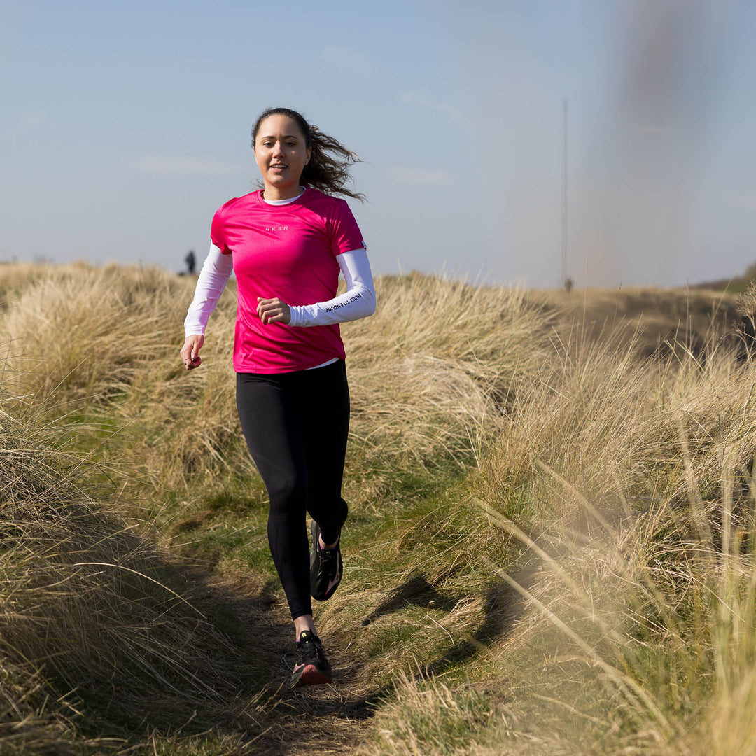 Hot Pink Eco-Tech Training T-Shirt