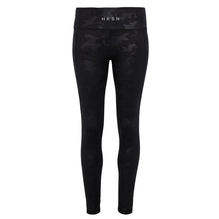 Black-Camo Full Length Leggings