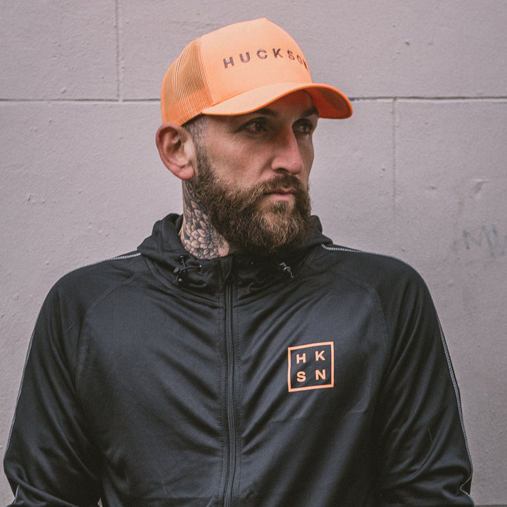 Neon Orange Trucker Cap
